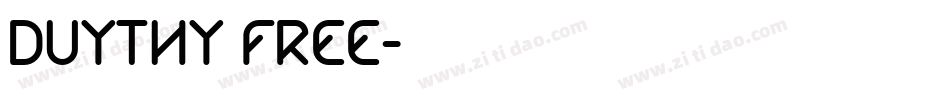 Duythy FREE字体转换